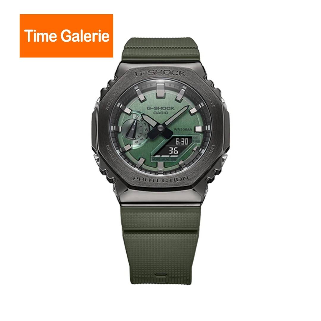 Casio G-Shock Men's Dark Green Watch GM-2100B-3ADR main image 0